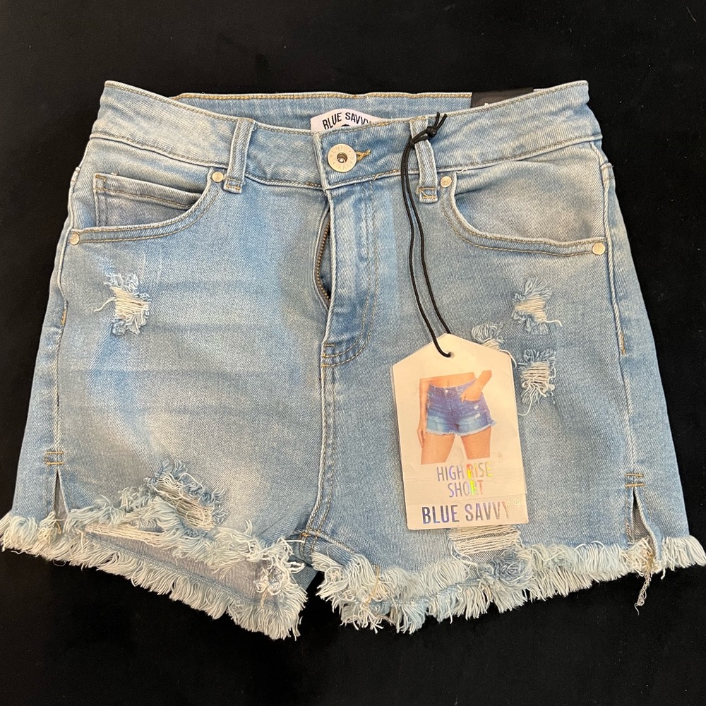 Denim shorts